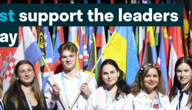 OYW Banner- Governments must support the leaders of tomorrow, today