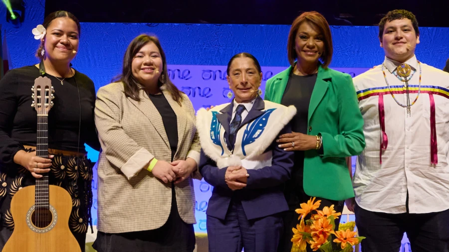 Indigenous Young Leaders Panel at the One Young World Summit Belfast, 2023