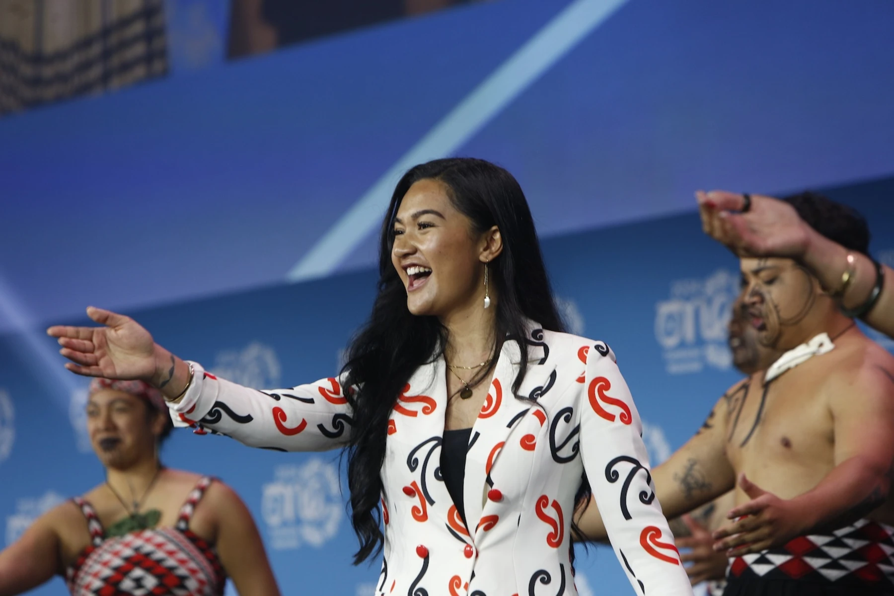 Maori delegate at the summit