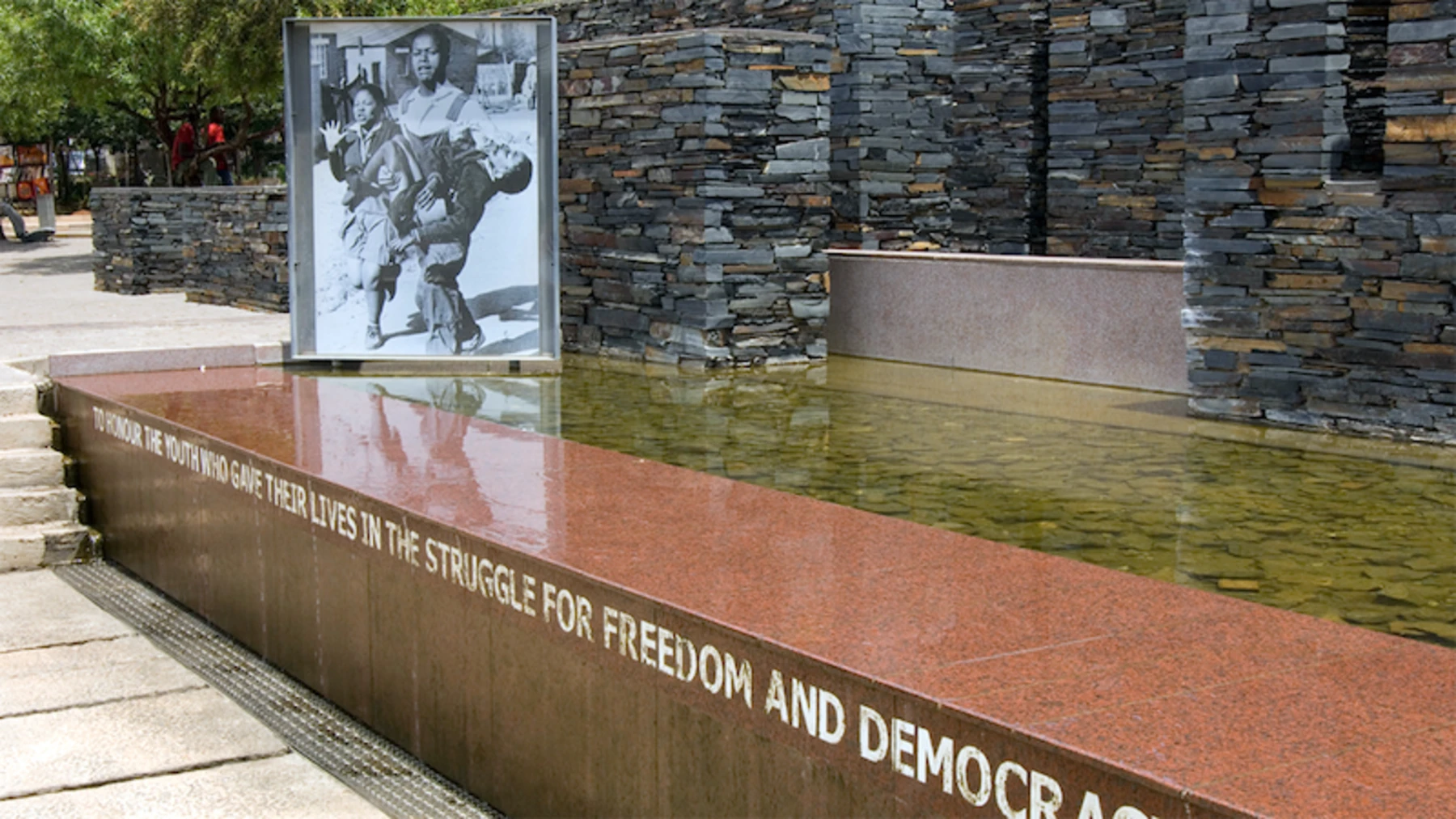 Photo of The Hector Peterson memorial in Soweto. Photo taken by Media Club - Big Media