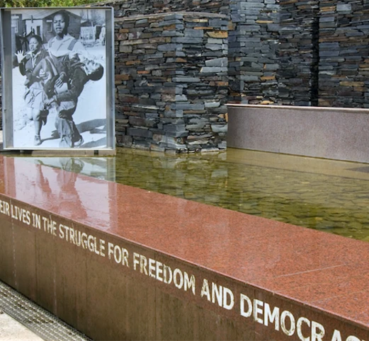 Photo of The Hector Peterson memorial in Soweto. Photo taken by Media Club - Big Media